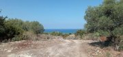 Episkopi bei Rethymno Kreta, Episkopi: Wunderschönes Grundstück mit Meerblick und Baugenehmigung zu verkaufen Grundstück kaufen